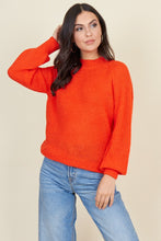 Load image into Gallery viewer, Red Soft Cable Knit Jumper
